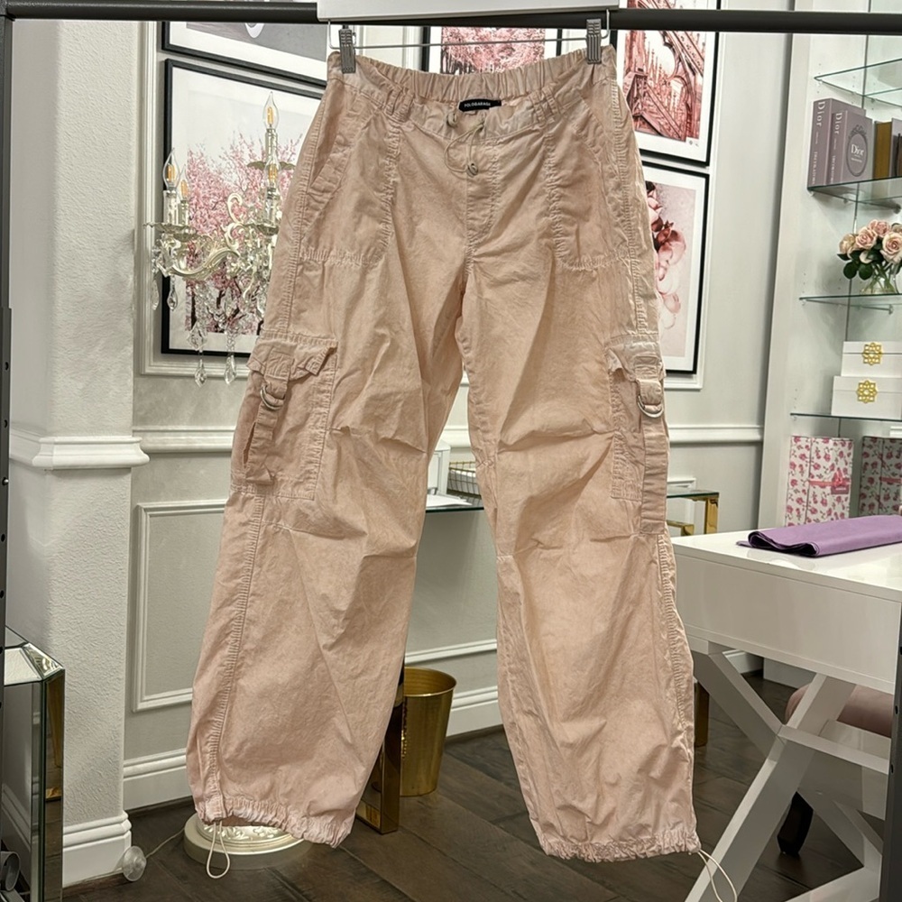 BLUSH POLO GARAGE CARGO PANTS SIZE M